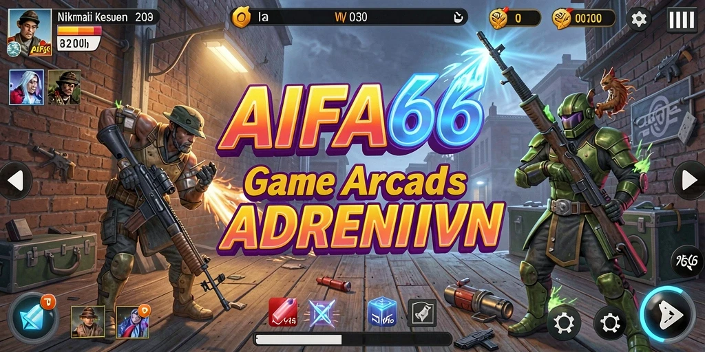 Tampilan gameplay menegangkan dari AIFA66 yang memikat.