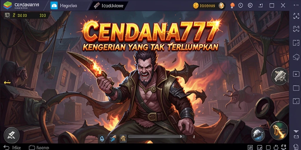 Screenshot CENDANA777 menampilkan suasana mencekam dan gameplay yang menegangkan.