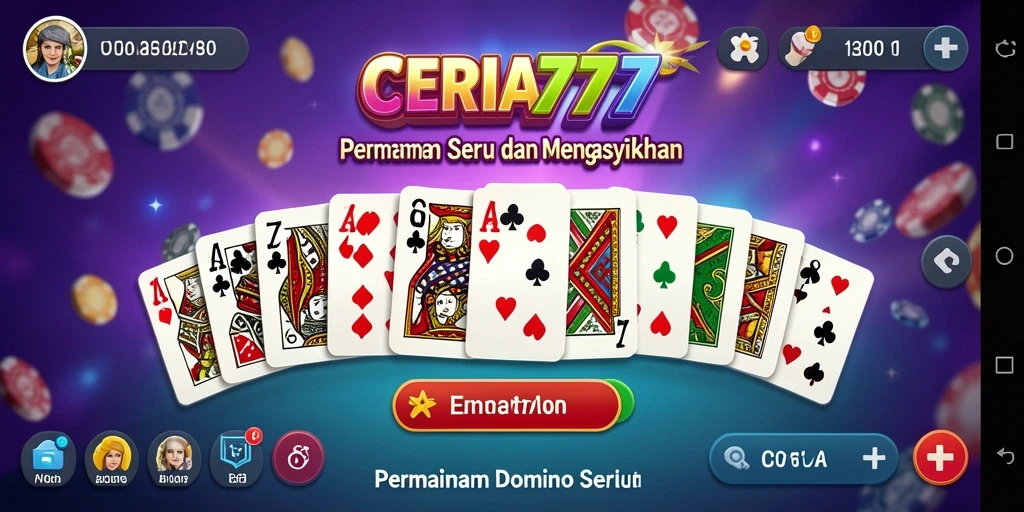 Tampilan gameplay CERIA777 yang menarik dan interaktif.