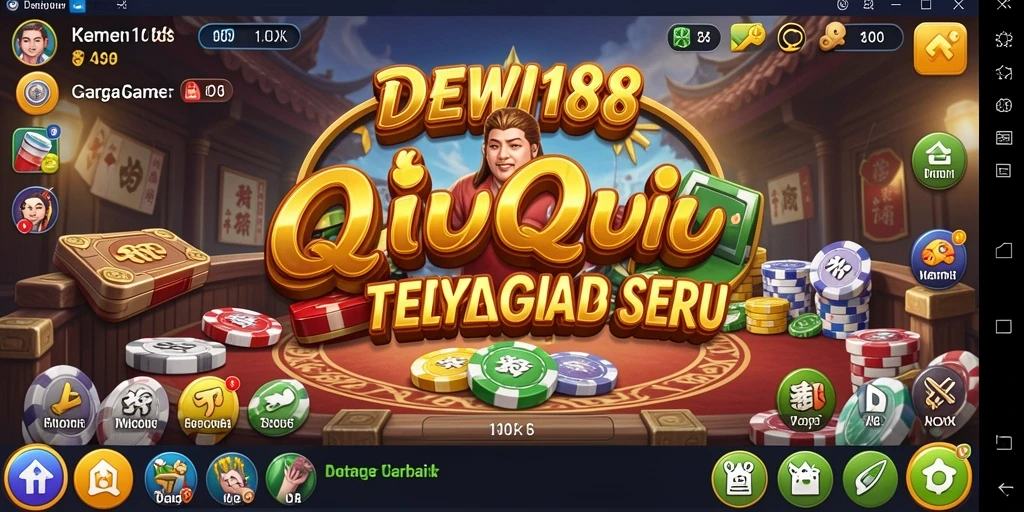 Tampilan gameplay DEWI188 yang menarik dalam permainan QiuQiu.