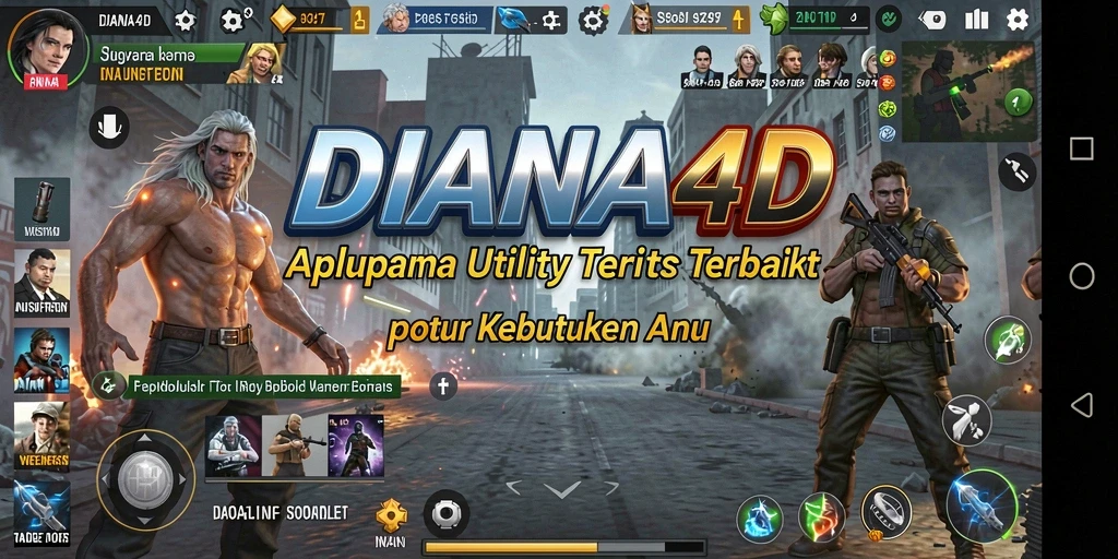 Tampilan antarmuka DIANA4D yang intuitif dan ramah pengguna.