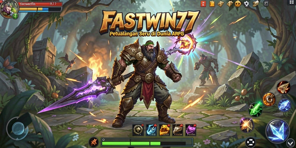 Tampilan gameplay seru di dunia fantasi FASTWIN77.