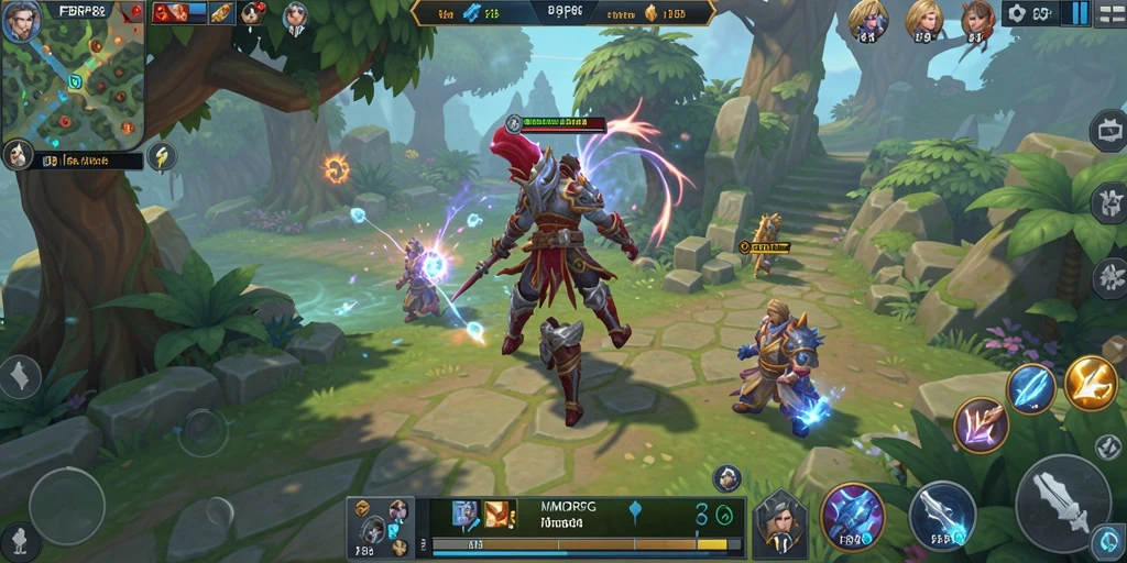 Tampilan gameplay menakjubkan FBRP88 dalam aksi petualangan MMORPG.
