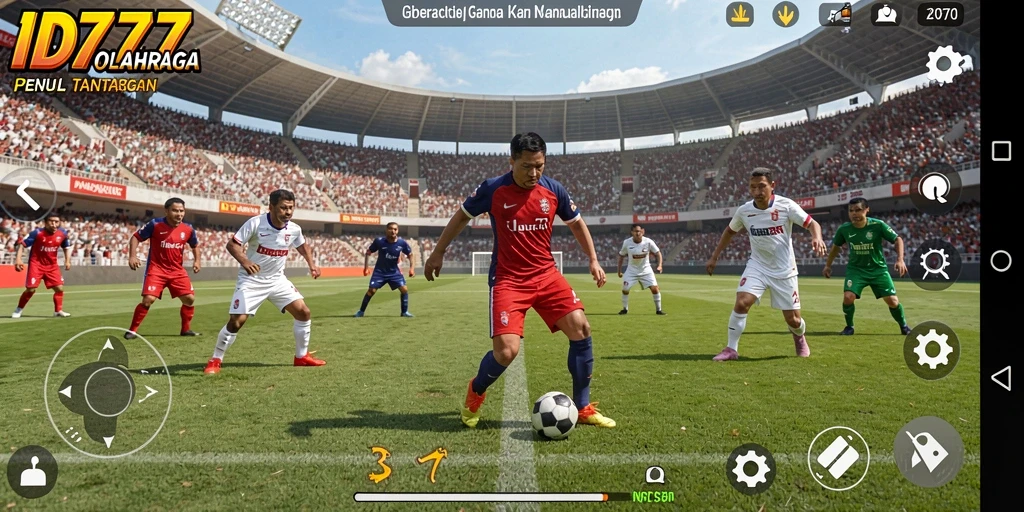 Tampilan gameplay ID777 yang seru dan menantang di lapangan.