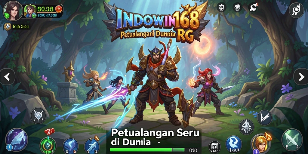Tangkapan layar dari gameplay RPG yang mengasyikkan di INDOWIN168.
