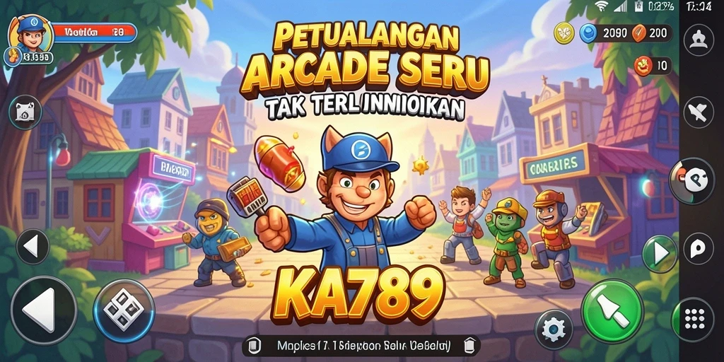 Tangkapan layar KA789 menunjukkan gameplay arcade yang seru dan penuh aksi.