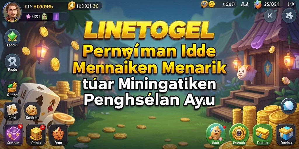 Tampilan gameplay LINETOGEL menampilkan keseruan dan kesederhanaan permainan Idle.