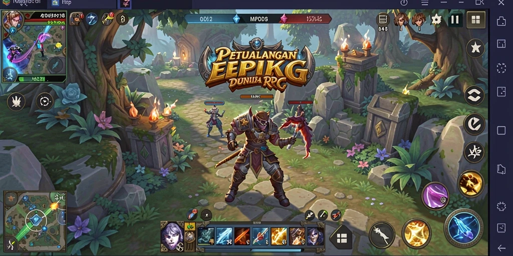 Tampilan gameplay MPOID yang menegangkan dan mengasyikkan.
