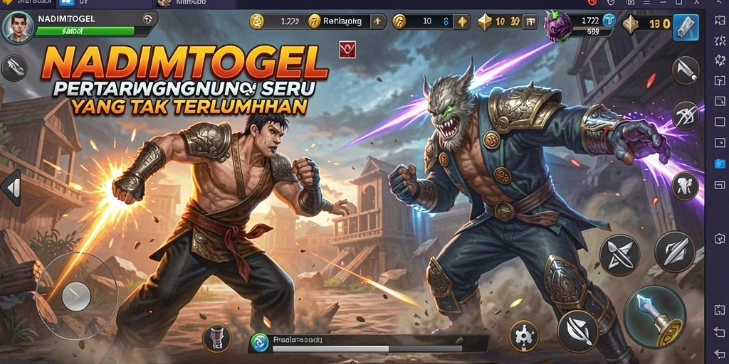 Tangkapan layar NADIMTOGEL menampilkan momen pertarungan yang mendebarkan.