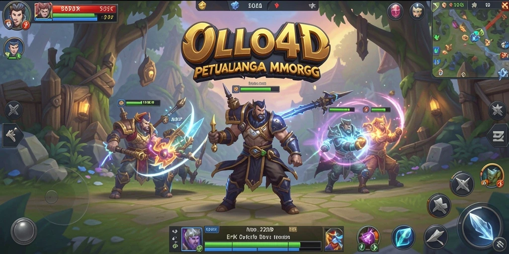 Tampilan gameplay seru dalam dunia OLLO4D yang penuh petualangan.