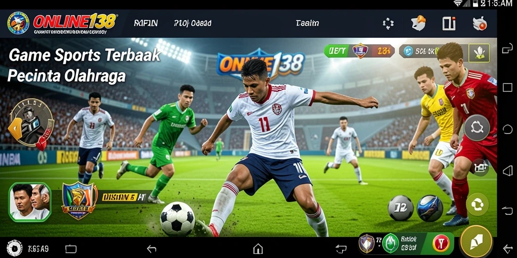 Screenshot menunjukkan gameplay <strong>ONLINE138</strong> yang mendebarkan dalam berbagai cabang olahraga.