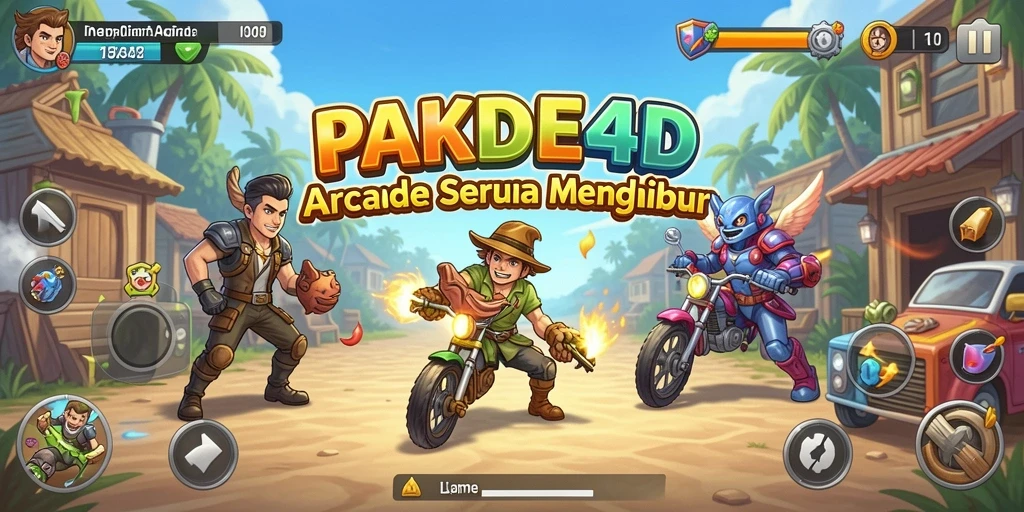 Tangkapan layar menunjukkan gameplay seru dari PAKDE4D.