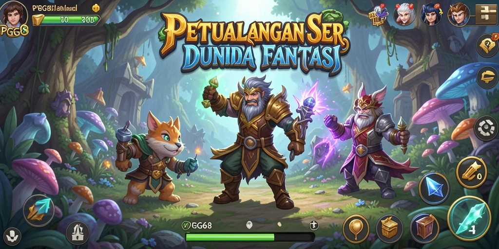 Tampilan gameplay PGG68 yang menegangkan dan menantang.