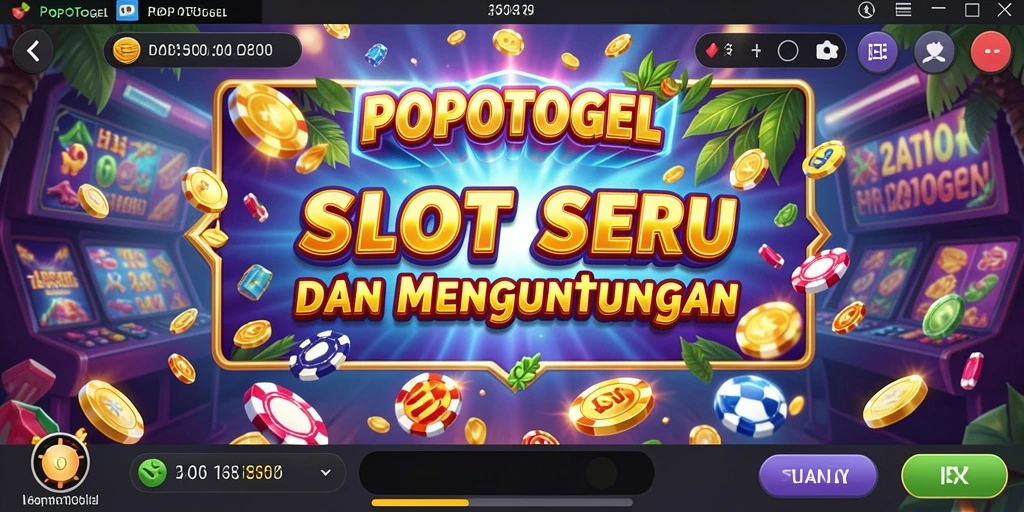 Gameplay seru dan menarik di POPOTOGEL dengan berbagai tema slot.