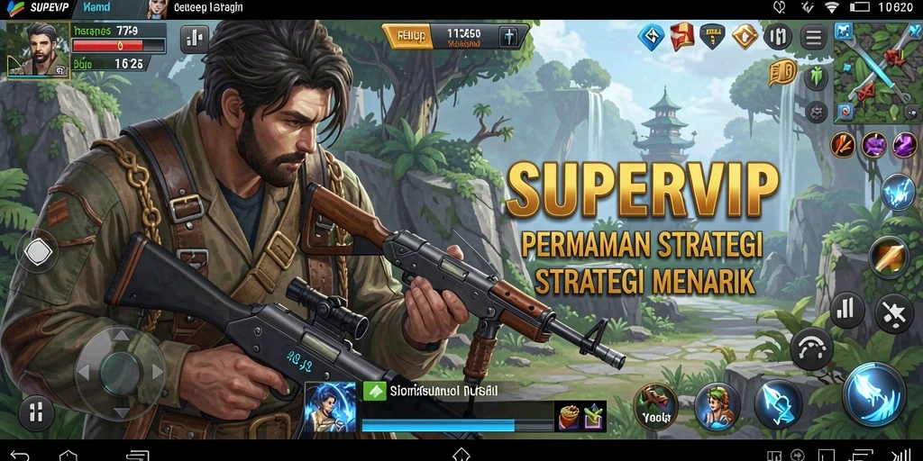 Gameplay menarik <strong>SUPERVIP</strong> dengan strategi mendalam dan kolaborasi pemain.