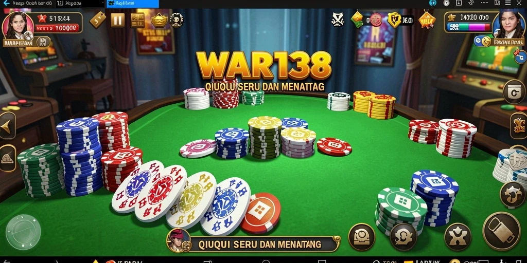 Screenshot gameplay QiuQiu yang menegangkan dan seru.